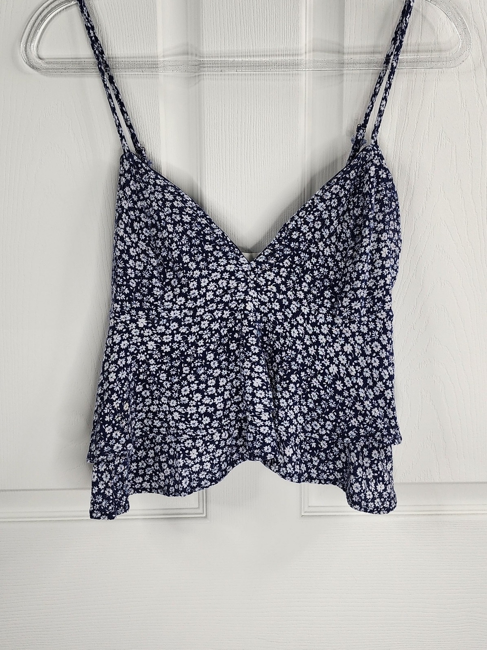 Ocean Drive Floral Tiered Cami Top | Size Large
